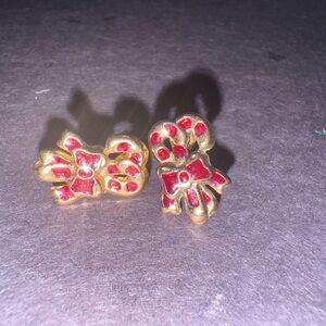 Candy cane earrings